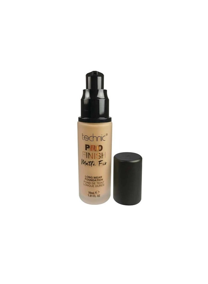 Technic Pro Finish Matte Fix Foundation Beige 30ml - Image 4