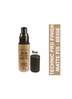 Technic Pro Finish Matte Fix Foundation Beige 30ml  - Image 1