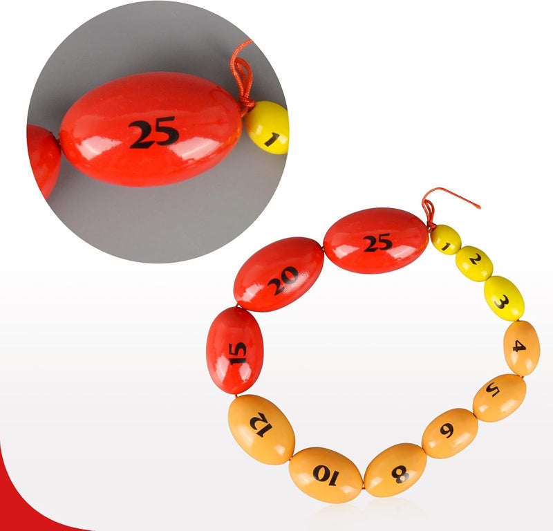 Medarchitect Wooden Prader Orchidometer Prader Balls Endocrine Rosary for Measuring Testis Scale in ClinicHospital for Endocrinologist and Pediatrician - Image 5