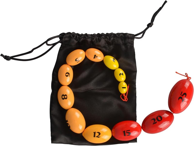Medarchitect Wooden Prader Orchidometer Prader Balls Endocrine Rosary for Measuring Testis Scale in ClinicHospital for Endocrinologist and Pediatrician - Image 1