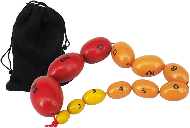 Medarchitect Wooden Prader Orchidometer Prader Balls Endocrine Rosary for Measuring Testis Scale in ClinicHospital for Endocrinologist and Pediatrician - Image 3