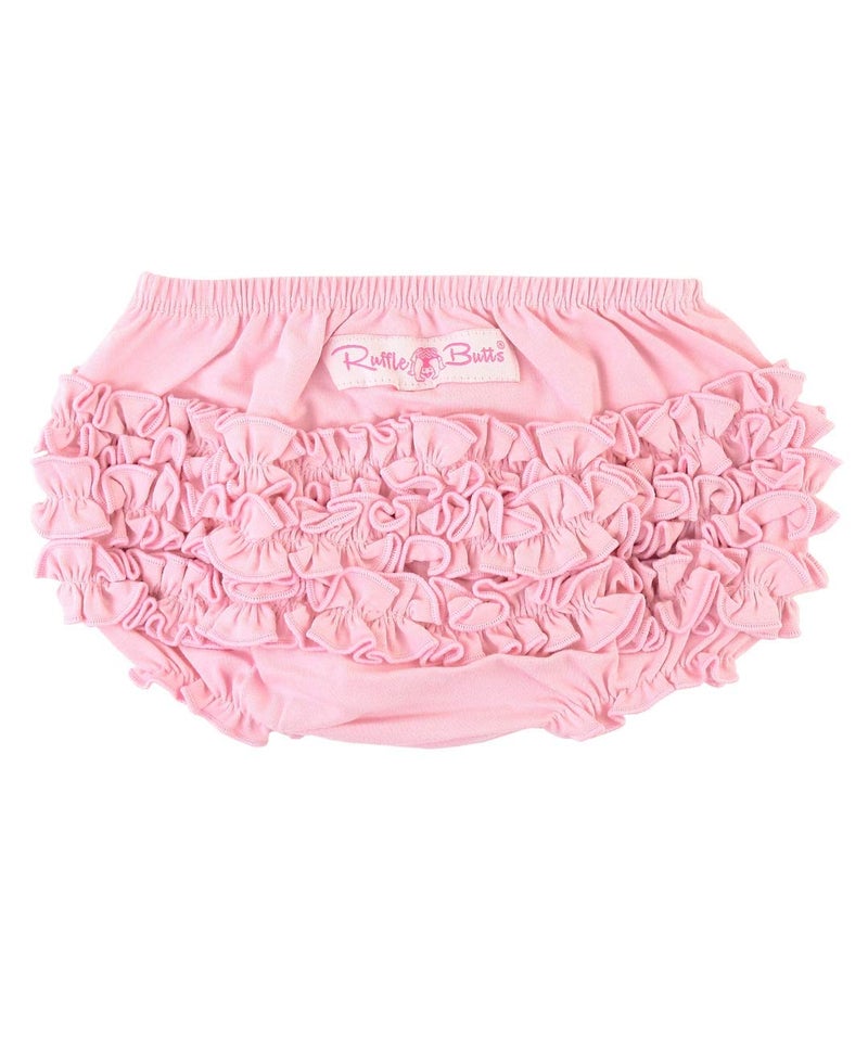 RuffleButts غطاء حفاضات مزخرف للبنات من RuffleButts® باللون الوردي الفاتح - 18-24 شهر - Image 1