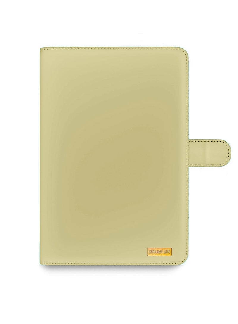 OMAKER Premium Quality Leather Smart Flip Case Full Protective Cover With Magnetic Stand For Huawei MatePad SE 10.4 Inch 2023 – Gold - Image 2