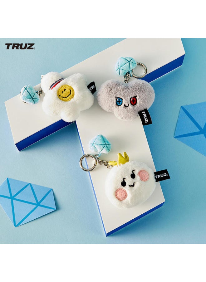 TRUZ Head Plush Doll Necklace Minini Doll Car Keychain Ring Bag شنقا حقيبة سماعة الاذن شنقا الملحقات - اللون: CHILLI رئيس قلادة أقل من 10 سم  - Image 3