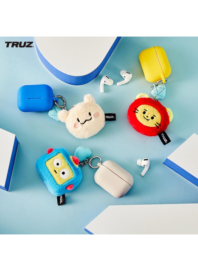 TRUZ Head Plush Doll Necklace Minini Doll Car Keychain Ring Bag شنقا حقيبة سماعة الاذن شنقا الملحقات - اللون: CHILLI رئيس قلادة أقل من 10 سم  - Image 5
