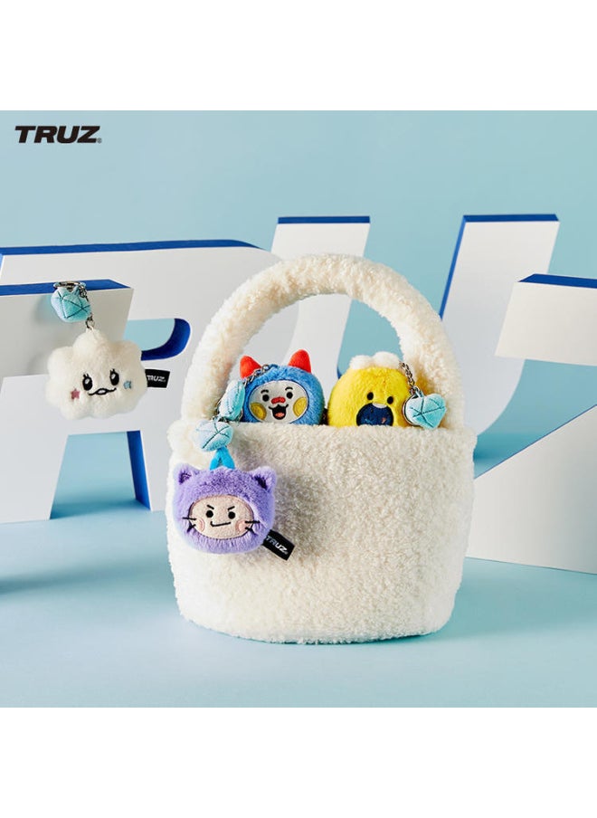 TRUZ Head Plush Doll Necklace Minini Doll Car Keychain Ring Bag شنقا حقيبة سماعة الاذن شنقا الملحقات - اللون: CHILLI رئيس قلادة أقل من 10 سم  - Image 4