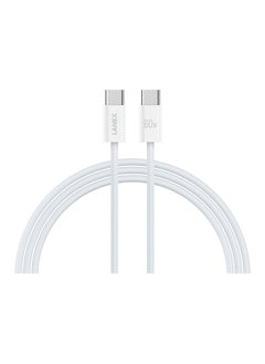 Lanex LS45CC PD Super Fast Data Transmission And Charging Cable 60 Watt , Type - C To Type - C , 2 Meter Made Of Premum Quality - White - pzsku/ZE7D1DD0A5DB0C6B1D190Z/45/_/1739044777/7d32de64-cfc2-4c5a-836b-b54018a7fac0