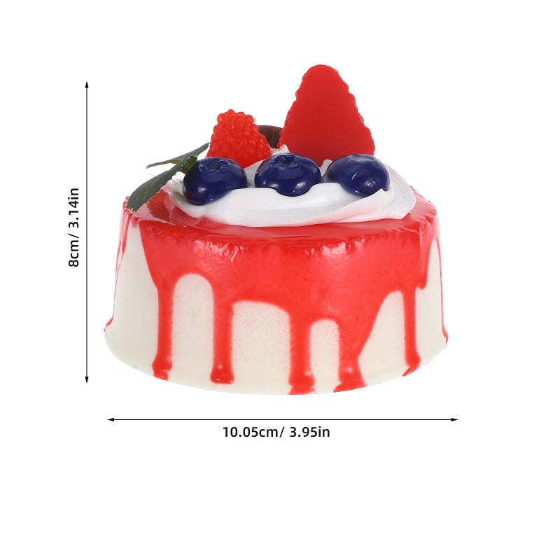 Realistic Food Simulated Artificial Cupcake Figurine Photography Prop Decorative Display Fake Cake Model Kitchen Bakery Decor - Image 4