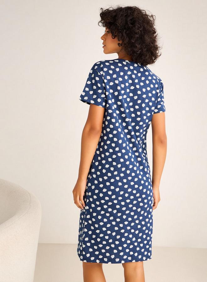 Splash FAV Knee Length Night Dress with Print - Image 3