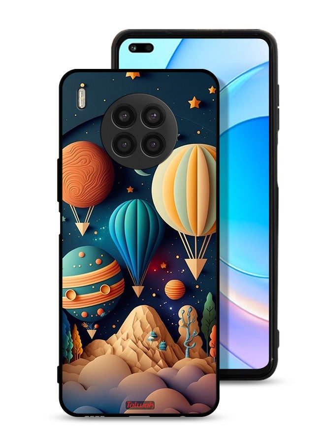 Tolwak Honor 50 Lite Protective Case Cover Perrashut Art - Image 1