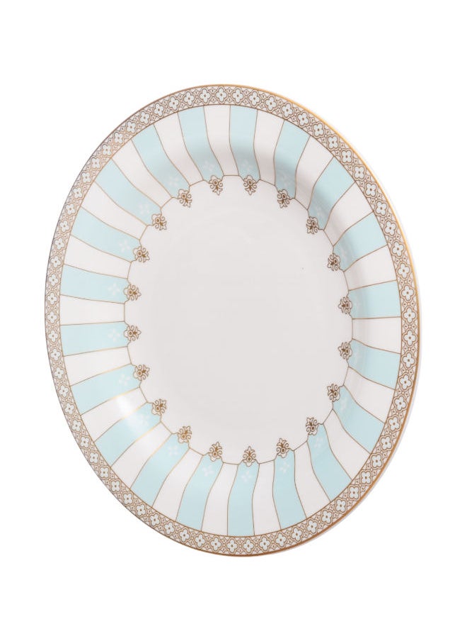 Royal Porcelain Royal Porcelain | Round Flat Plate | Fleur De Green | 21 CM  - Image 2
