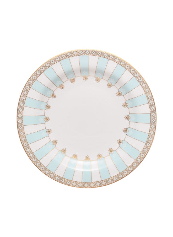 Royal Porcelain Royal Porcelain | Round Flat Plate | Fleur De Green | 21 CM  - Image 1