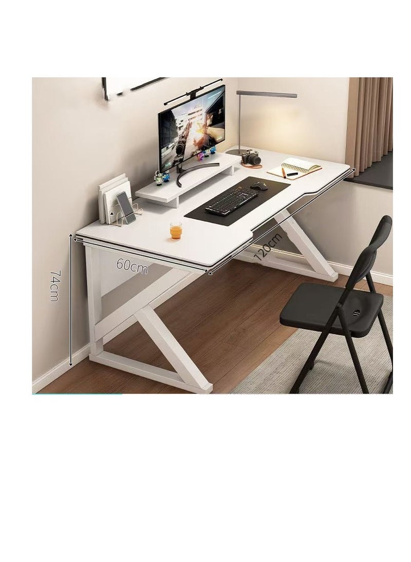 Generic Gaming Desk,Desktop Computer Desk,Simple Game Table for Home Bedroom Table,Student Writing Study Table, 120L*60W*75H  - Image 2