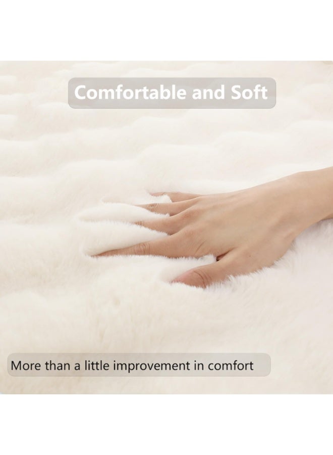 Carpet Living Room Soft Fluffy Area Carpet Bedroom Living Room Shaggy Washable Anti-Skid Comfortable Large Rugs Indoor Modern Home Decor Floor Carpet Multiple Sizes Available - Image 2