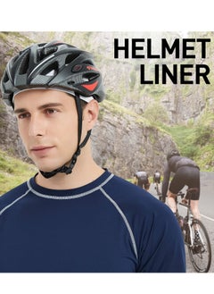 KASTWAVE Cycling Skull Cap Under Helmet Summer Breathable Mesh Helmet Liner Sun Protection Beanie for Men Women Sweat Wicking Hat for Motorcycling Cycling Football Running  - Image 5