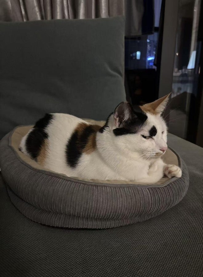 LZYDD Cozy Pet Bed for Dogs & Cats, All-Season Use, Removable & Washable (Grey Inside) - Image 2