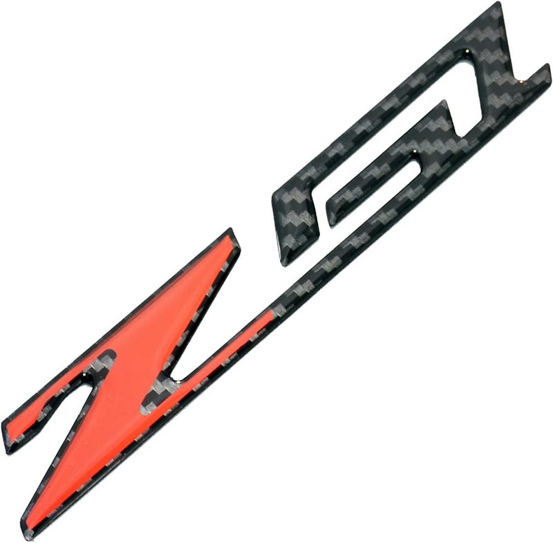 Pair Set Corvette C7 Z51 Emblem Carbon Fiber Stingray Badge Sticker Decal Replacement - Image 2