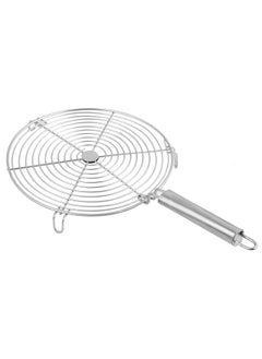 Bliss Times Bliss Times Jalebi Roaster Stainless Steel Round Roaster Jali Griller with Steel Handle Papad Roaster Toast Grill Roti Roaster Grill Chicken Roaster for Kitchen Stainless Steel 08  - Image 3