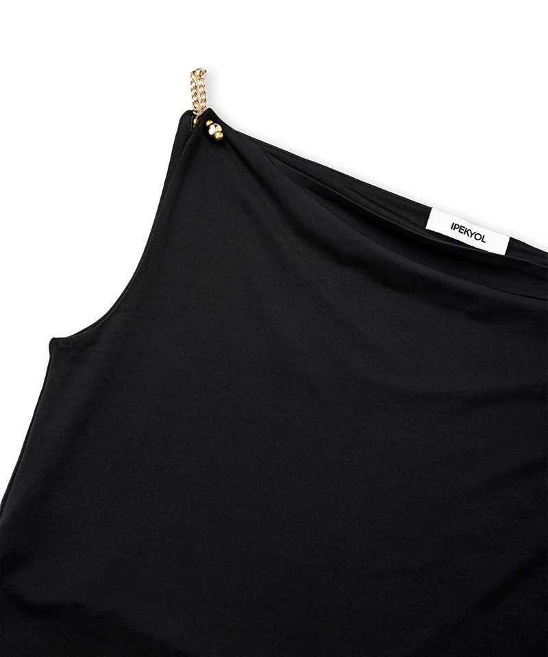 Ipekyol  T-Shirt with Chain Accents for Women | Best Price UAE