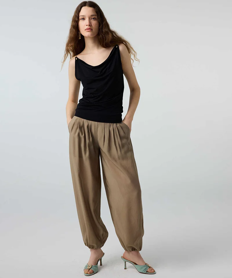 Ipekyol  T-Shirt with Chain Accents for Women | Best Price UAE