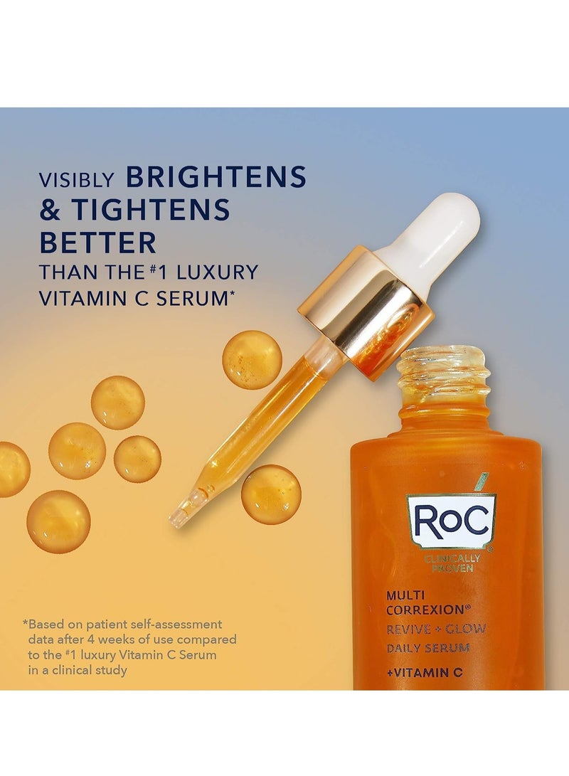 RoC 10% Vitamin C Face Serum - Anti-Aging, Skin Tone & Dark Spot Treatment