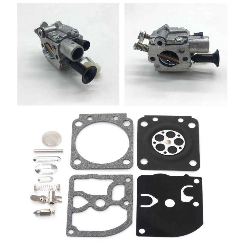 Carburetor Repair Kit: Solid Oil-Corrosion Resistant Structure - Stable Long-Lasting Performance Carburetor Rebuild Parts for ZAMA C1q-s41b C1q-s42b C1q-s47 C1q-s53 C1q-s56 C1q-s60 Carburetors - Image 1