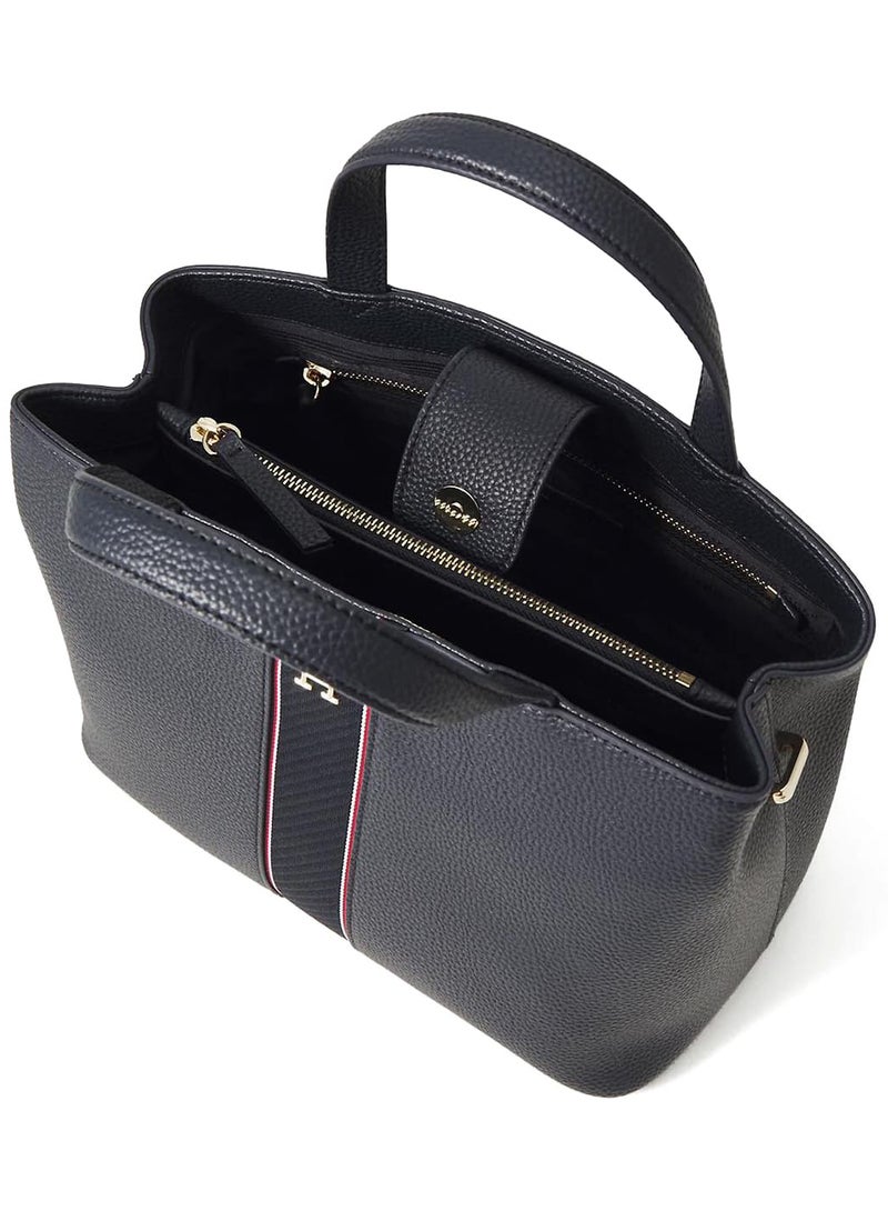 Tommy Hilfiger Denim Tommy Hilfiger Dark Blue Women Handbag - Image 5
