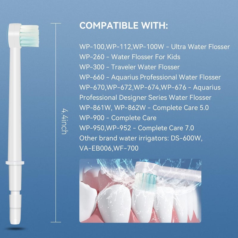 MAKINGTEC Replacement Tips for Waterpik Water Flosser Classic Jet Tips Waterpik' Replacement Parts and Other Oral Irrigators - Image 2