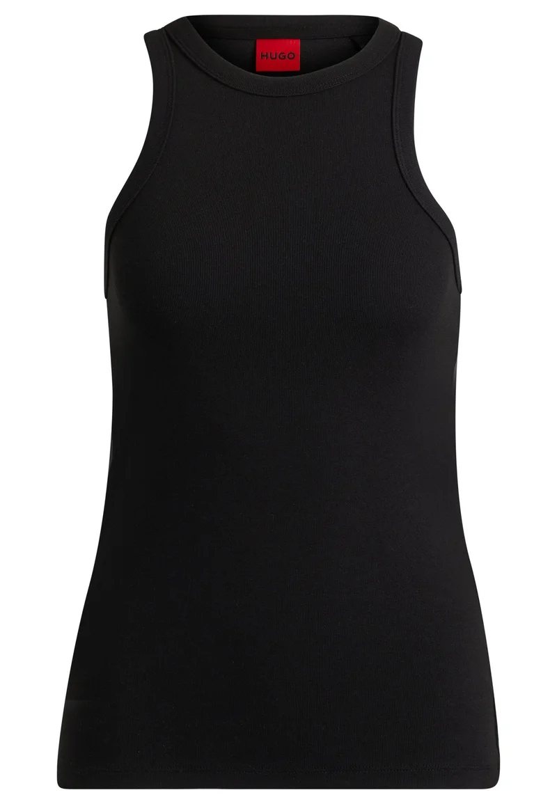 HUGO Black Slim-fit tank top in a stretch-cotton blend for Women | Best Price UAE