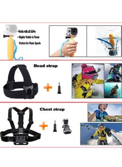 Generic 60 in 1 Camera Accessories Kit Compatible with GoPro Hero 12 11 10 9 8 7, GoPro Max, GoPro Fusion, DJI Osmo Action, AKASO, APEMAN, Campark, SJCAM  - Image 5