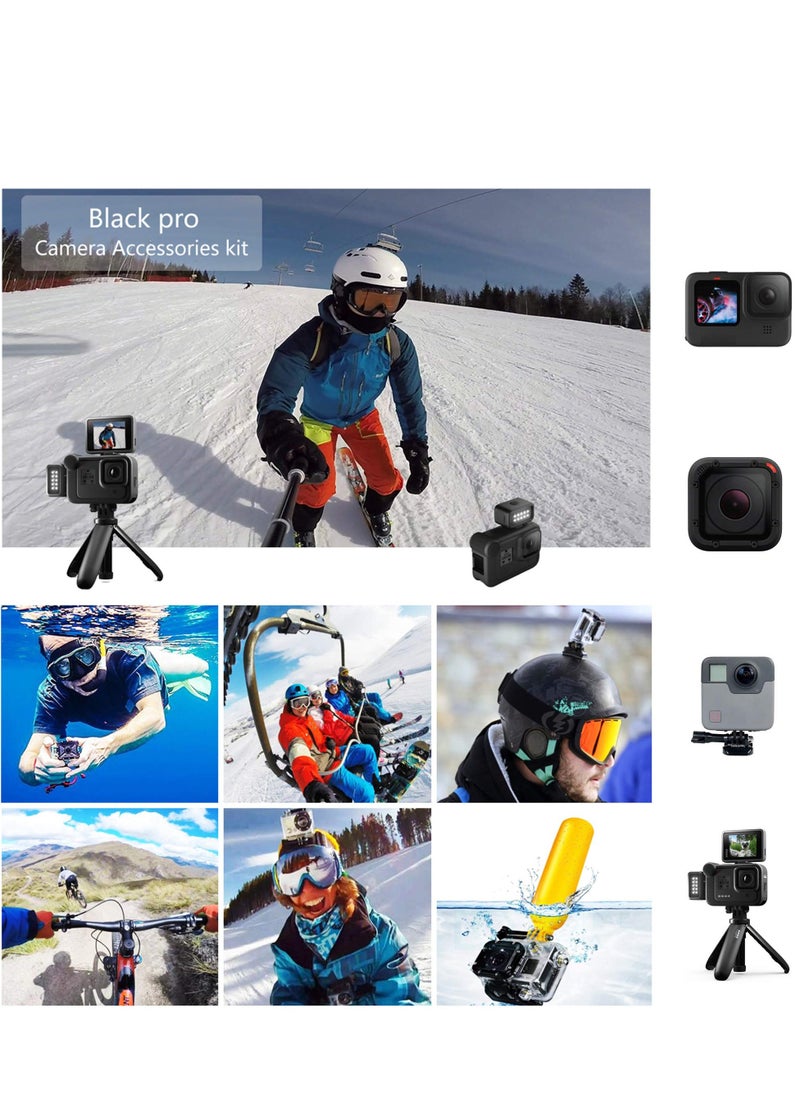 Generic - 60 in 1 Camera Accessories Kit Compatible with GoPro Hero 12 11 10 9 8 7, GoPro Max, GoPro Fusion, DJI Osmo Action, AKASO, APEMAN, Campark, SJCAM - Image 1
