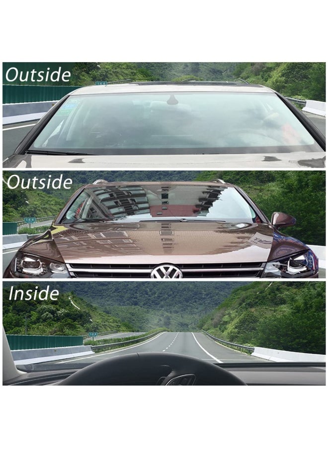 SW - Nano Ceramic Car Front Window Film 99 Anti Uv Heat Insulation Sun Blocking Solar Window Tint For Car Windshield Rear Side Window 40Inch X 10Feet Roll 80 Vlt - Image 1