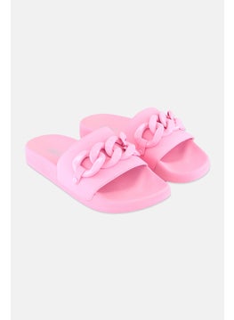 INC Women Medium Slip On Slippers, Pink  - Image 1