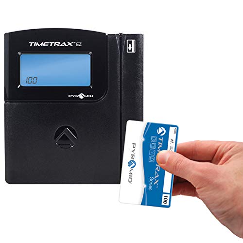 Pyramid Time Systems Trax 41304 Swipe Cards (51-100) for TTEZ, TTEZEK, PSDLAUBKK, TTPRO, TTMOBILE, FASTTIME 8000 & 9000 Time Clock Systems, 50/Pk. Magnetic Strip Employee Card, Blue/Black/White - Image 3