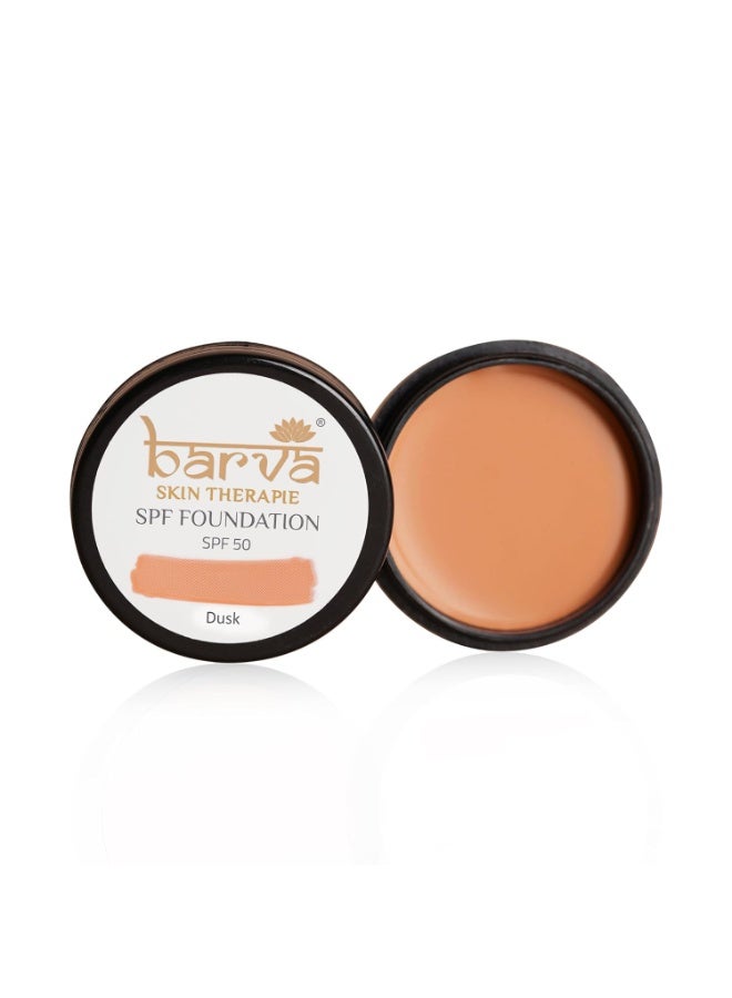 بارفا كريم Barva بتركيبة تغطية كاملة لجميع أنواع البشرة ومعامل حماية SPF 50، منتج 2 في 1 يجمع بين كريم الأساس (بلمسة نهائية شبه مطفية) وخافي العيوب (الكونسيلر)، مثالي للبشرة ذات الدرجات الهندية، 9 جم (درجة Dusk). - Image 4
