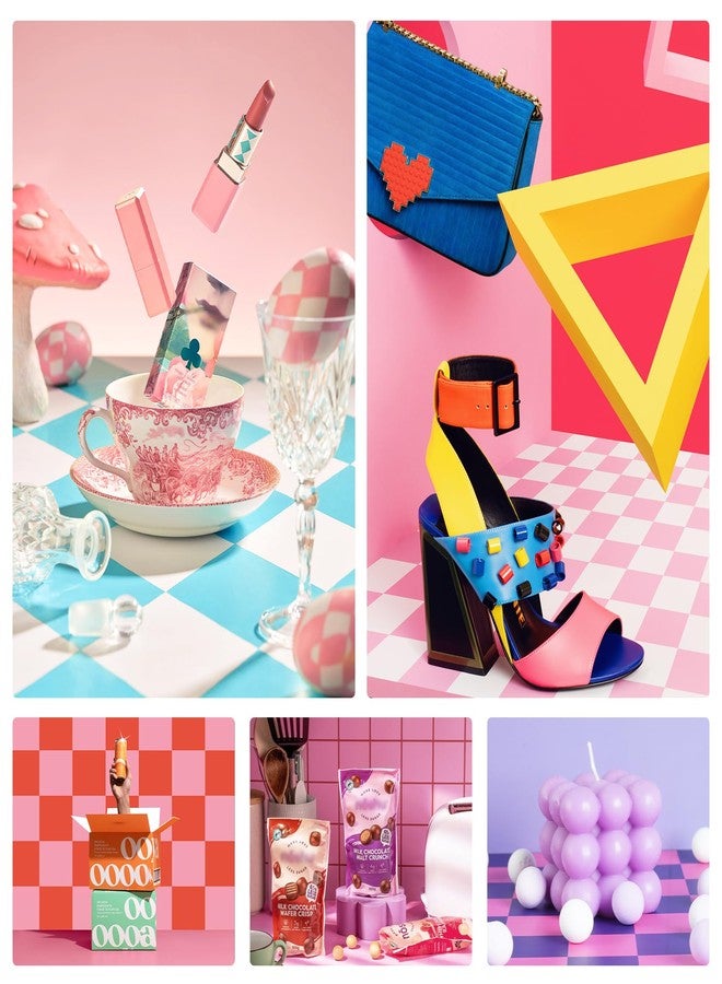 Meking 9Pcs 18Patterns Food Photography Backdrops Kit Photo Backdrop Boards Photoshoot Background for Food,Jewelry,Cosmetic,Makeup and Other Small Product Photography (16.5X11 inch) - Image 2