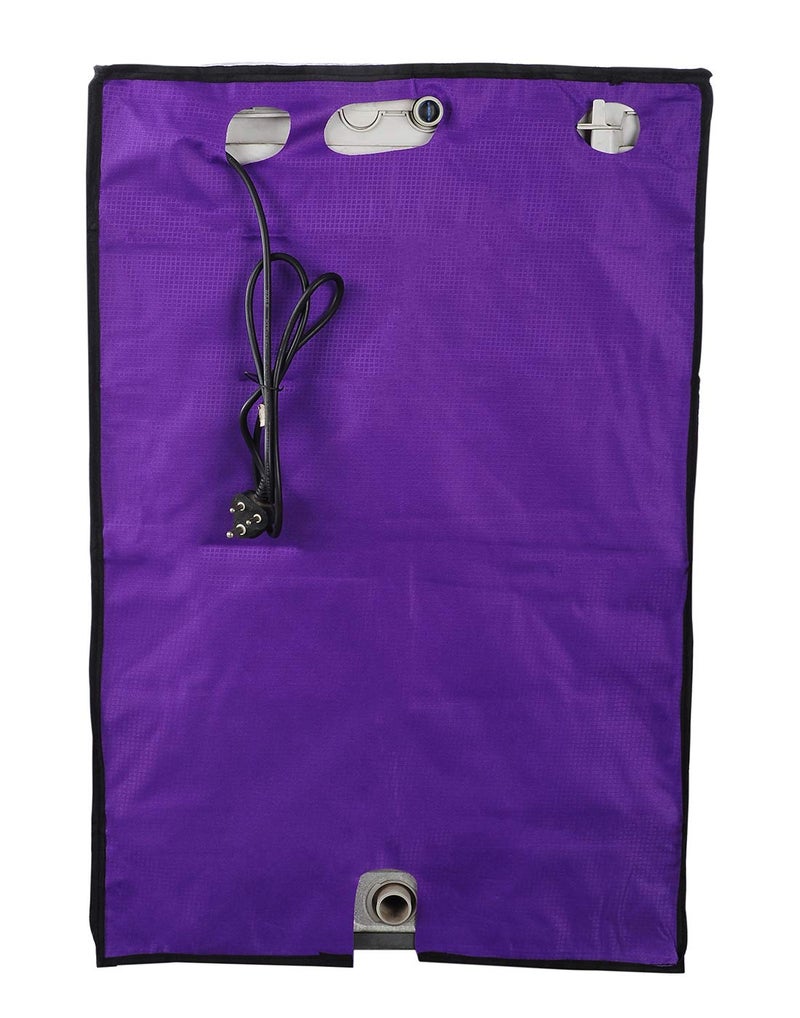 Classic® Top Load Washing Machine Cover Suitable for LG 6 kg, 6.2 Kg, 6.5 Kg, 7 Kg, 7.2 kg, 7.5 kg (56cms X 56cms X 85cms) Color - Purple - Image 3