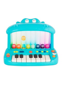 B. Toys - Hippo Pop- Musical Toy Keyboard - Play Piano - Songs, Sounds & Lights - Musical Instrument For Toddlers, Kids - 12 Months +  - Image 1