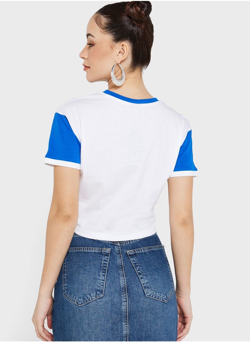 Ginger - Graphic Ringer T-Shirt - Image 1