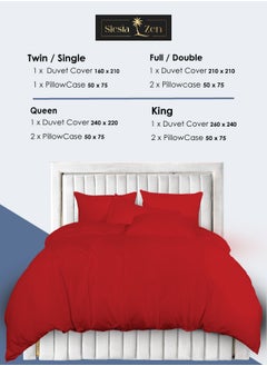 Siesta Zen Siesta Zen Microfiber Duvet Cover Set – Ultra Soft, Wrinkle-Resistant, Breathable & Lightweight –  Button Closure – Machine Washable Bedding Set (1 Cover + 2 Pillowcases)  - Image 5