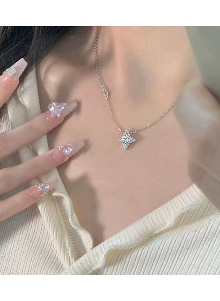 Goolsky Silver Radiance Necklace for Women – Light Luxury & Minimalist Design | Perfect Gift for Girlfriends & Besties  - Image 2