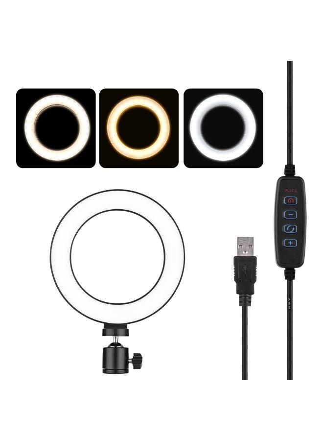دوكولر طقم مكون من حلقة إضاءة LED للتصوير الفوتوغرافي أسود/ أبيض - Image 3