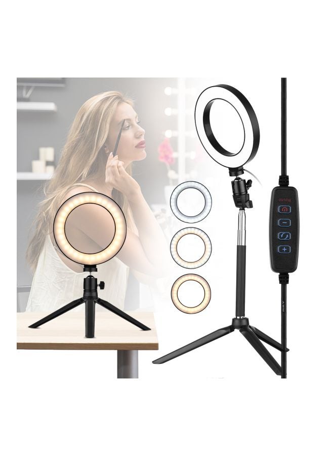 دوكولر طقم مكون من حلقة إضاءة LED للتصوير الفوتوغرافي أسود/ أبيض - Image 5