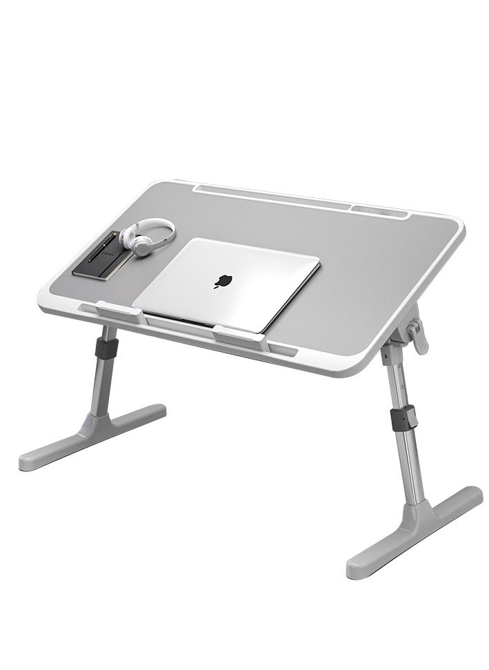 Yara Essentials - Laptop Desk for Bed, Adjustable Laptop Bed Tray Table, Portable Lap Desks with Foldable Legs, Book Slots and Laptop Stand for Sofa Couch Floor - Image 1