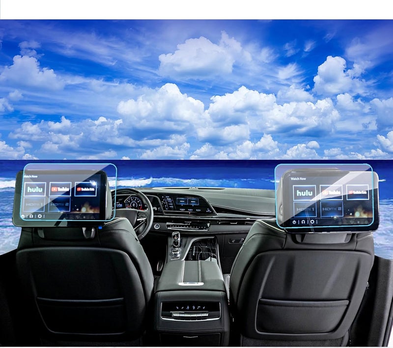 XXCIWP 2-Pack Screen Protector for 2021-2025 Cadillac Escalade Dual 12.6-Inch Rear Seat TV - Image 1
