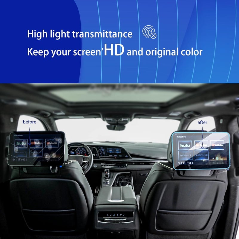 XXCIWP 2-Pack Screen Protector for 2021-2025 Cadillac Escalade Dual 12.6-Inch Rear Seat TV - Image 3