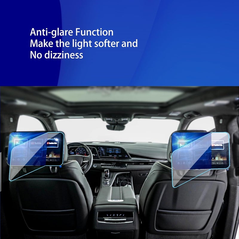 XXCIWP 2-Pack Screen Protector for 2021-2025 Cadillac Escalade Dual 12.6-Inch Rear Seat TV - Image 5