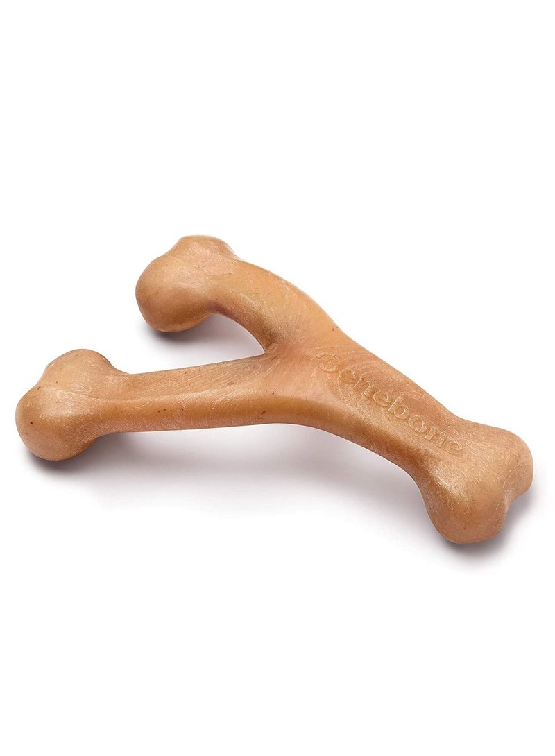 Benebone Wishbone Dog Chew Playing Toy Chicken Brown Large - Image 2