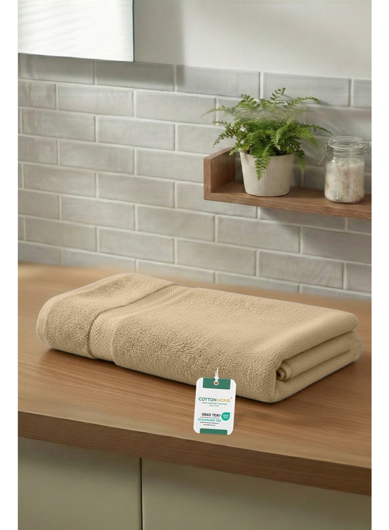 كوتون هوم Cotton Home Premium Cotton Towel 70x140cm Bath Towel 600 GSM Quick Dry Highly Absorbent Thick Bathroom SoftTowels for Bath And Spa Lightweight, Quick Dry and Durable Linen - Image 1