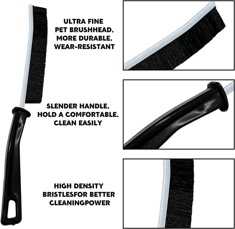 B2SQUARE Multipurpose Gap Cleaning Brush Bathroom Gap Brush for Cleaning Crevice Cleaning Brush Clean The Dead Corners of Bathroom Kitchen Tiles and Home Set of 1 - Image 3